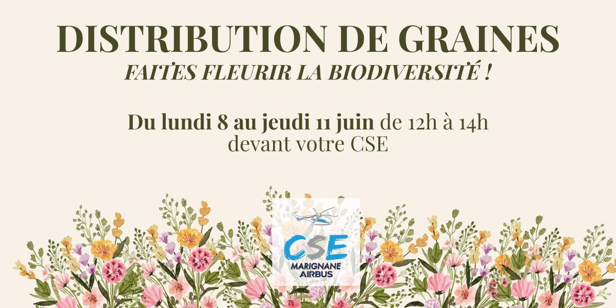 Distribution de graines Distribution de graines