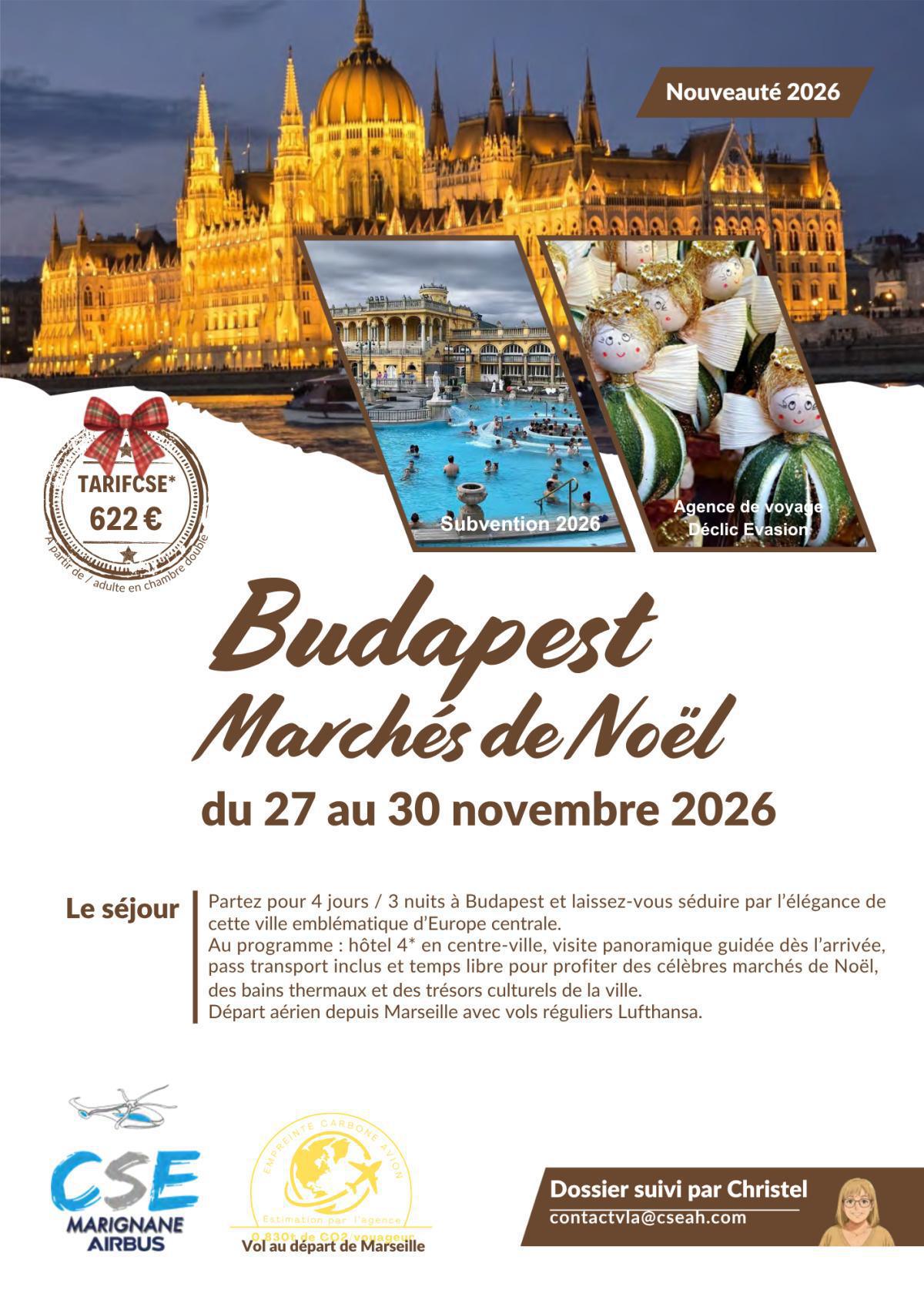Marchés de Noël à Budapest, Strasbourg ou Stockholm ?