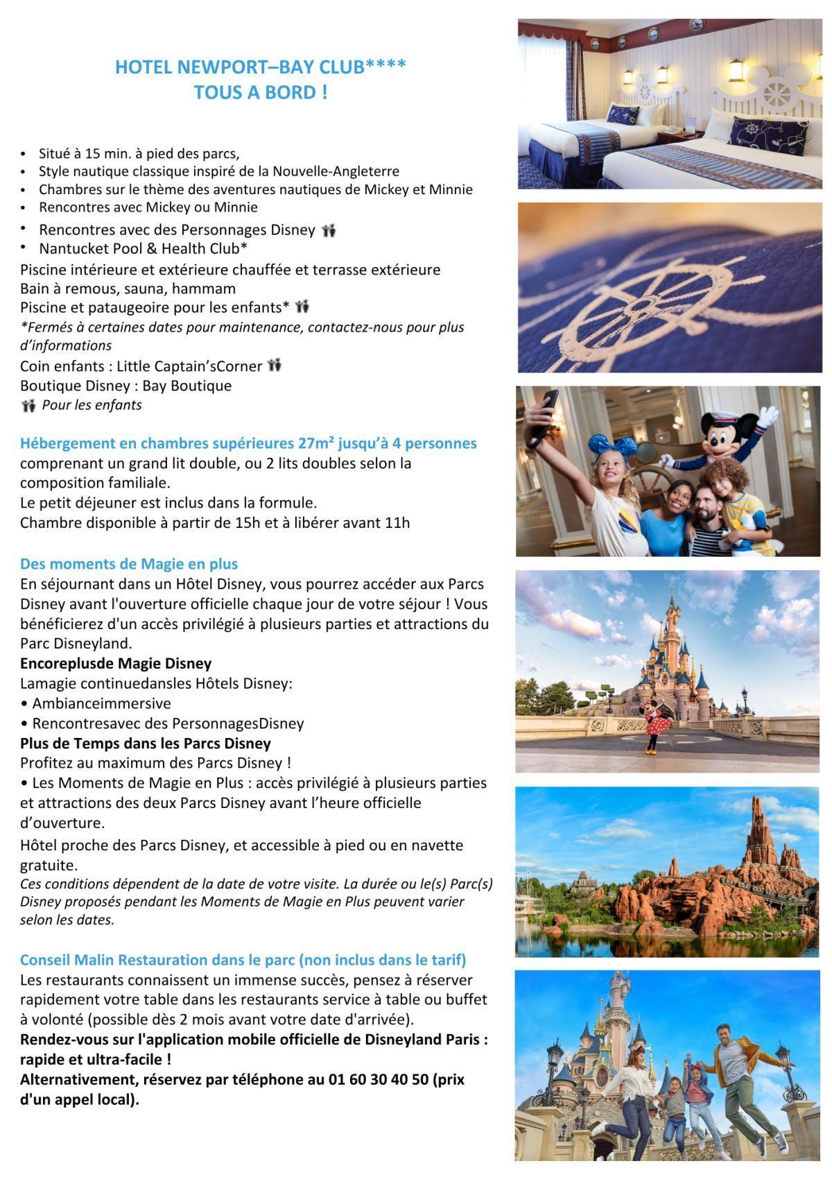 Disneyland Paris janvier 2027