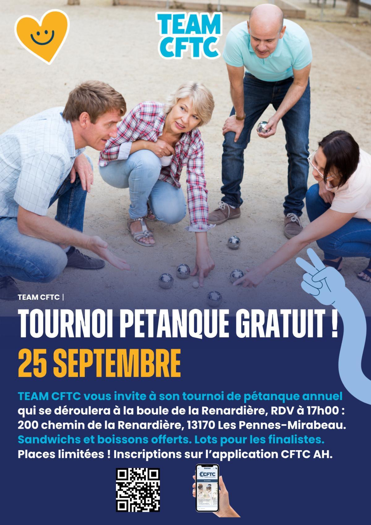 Tournoi pétanque CFTC !