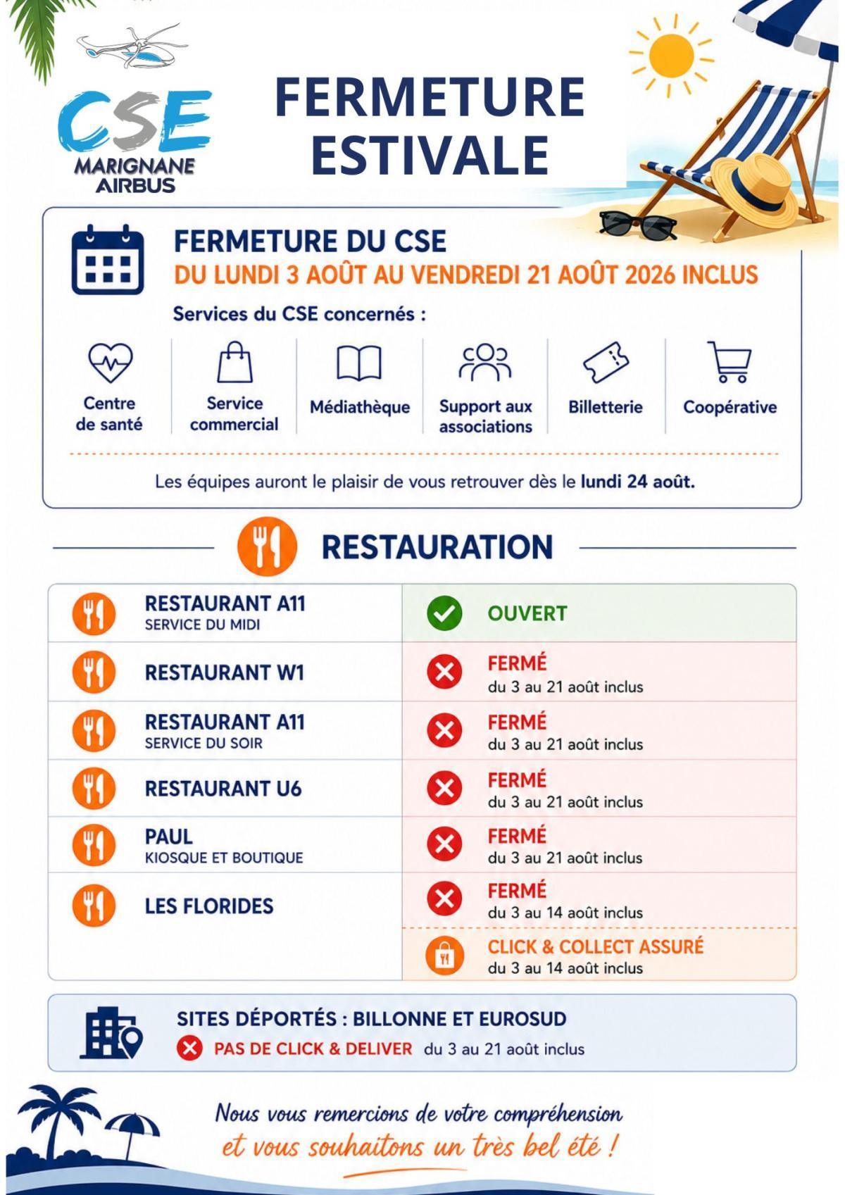 CSE : fermeture et derniers dossiers !