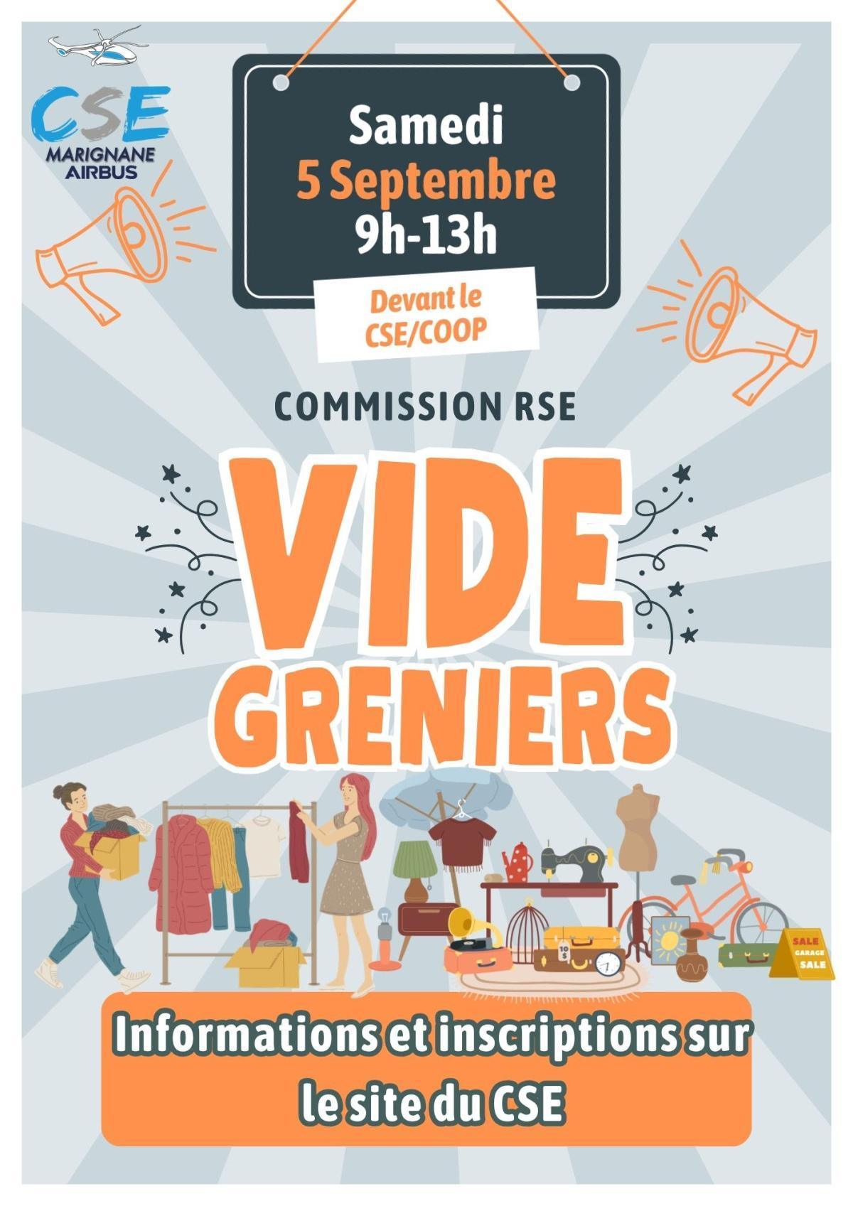 Vide greniers CSE Vide greniers CSE