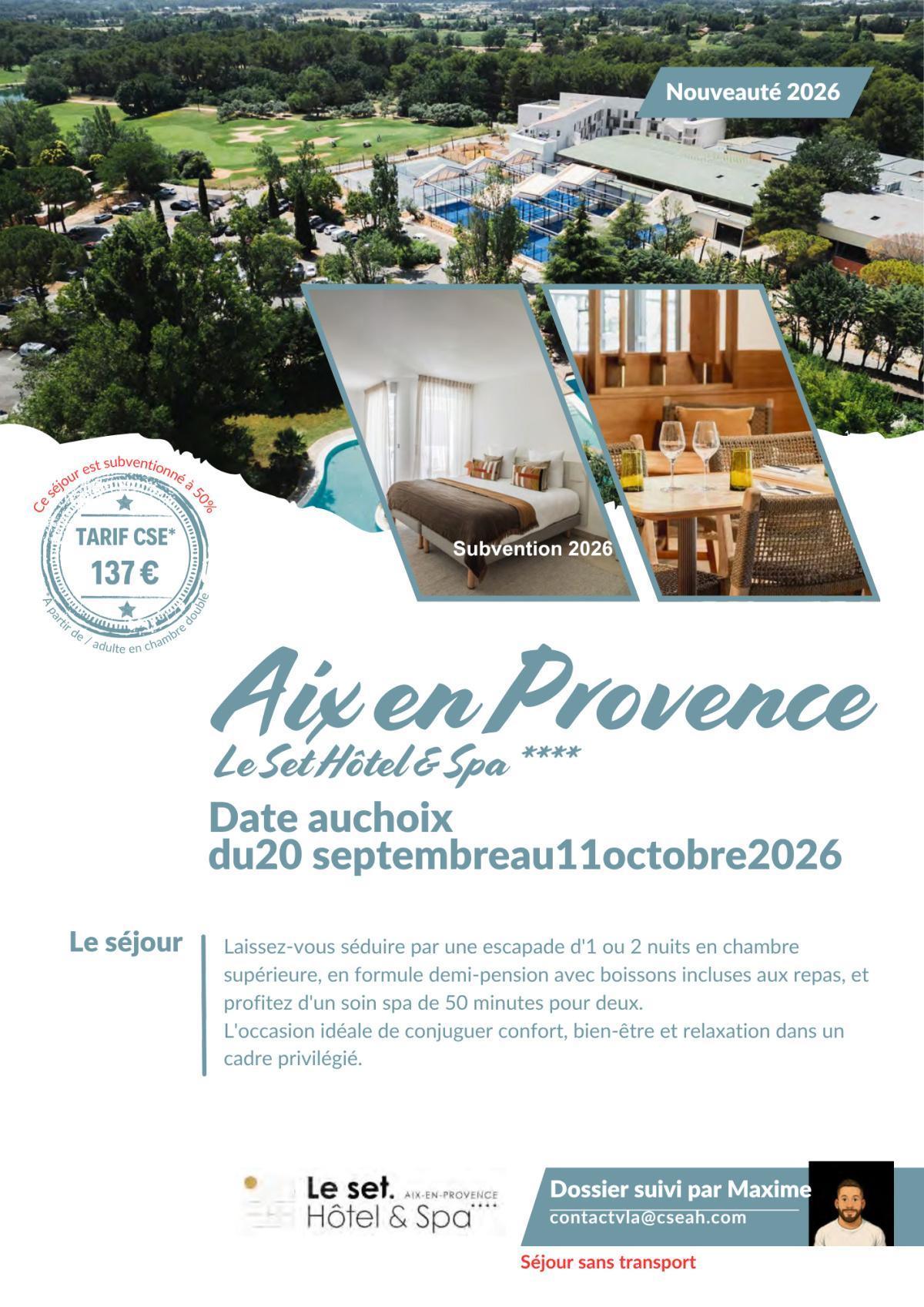 Week end à Aix ou aux Issambres?