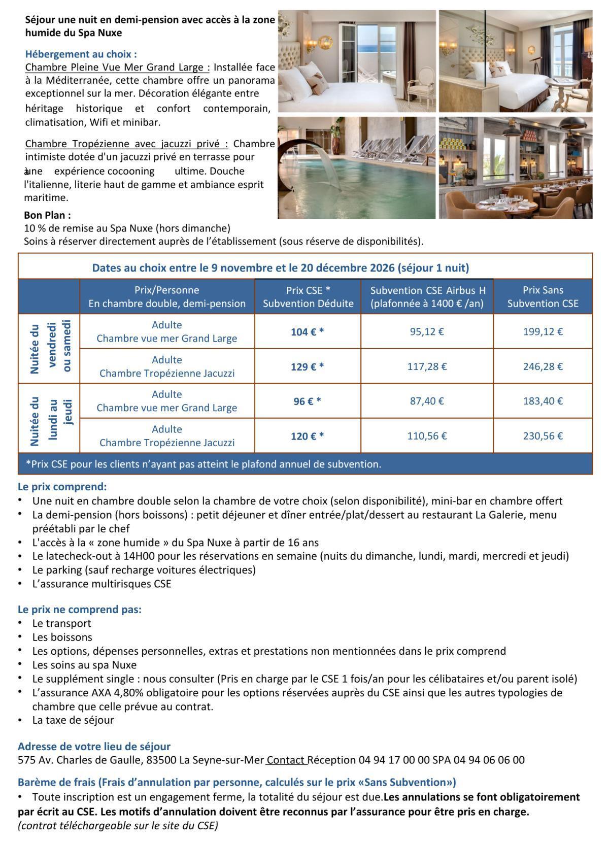 Grand Hôtel des Sablettes Plage**** La Seyne sur Mer