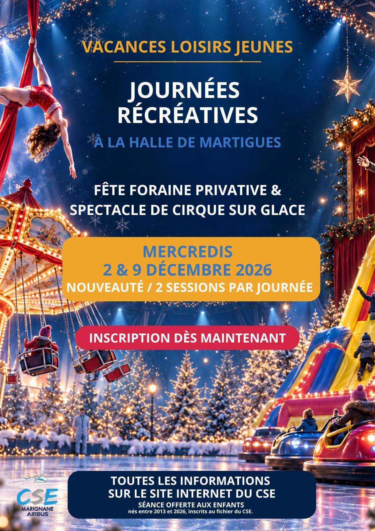 Inscriptions journées récréatives