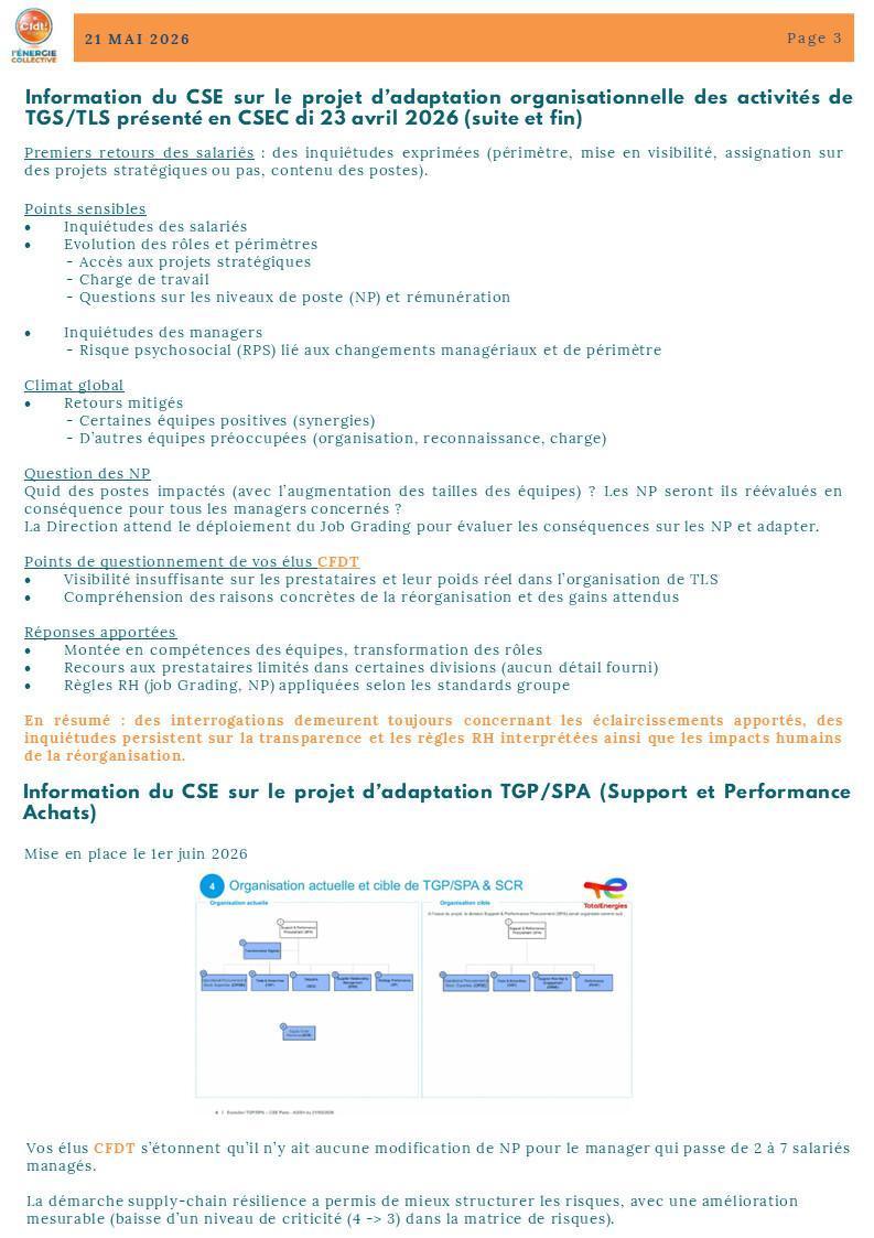 BREF CSE AGSH PARIS DU 21 MAI 2026