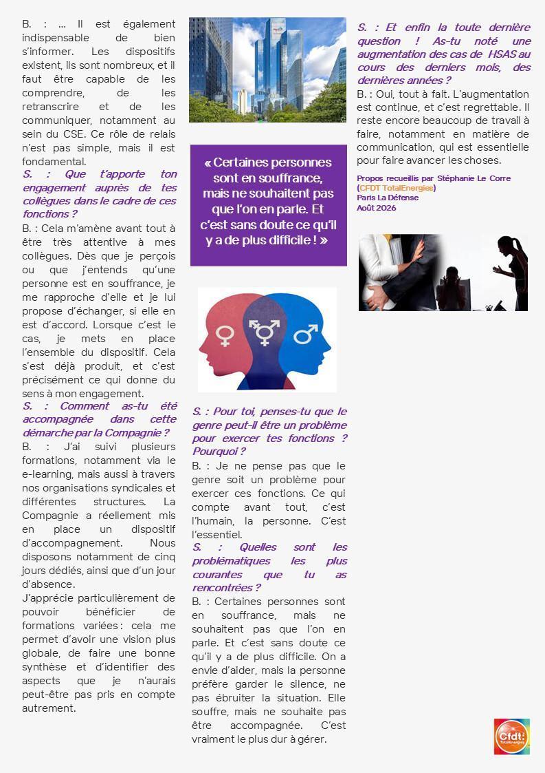 FOCUS SUR NOTRE REFERENTE HSAS - BIBIANE MAKOUBI-BOKOKO