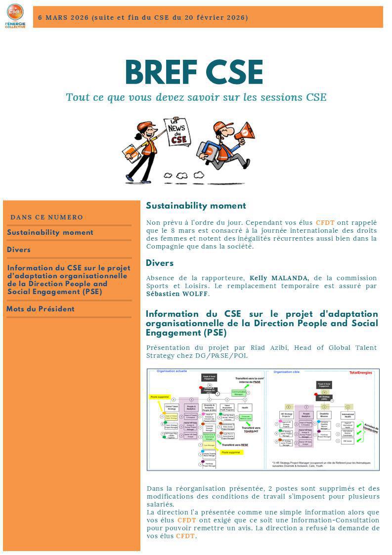 BREF CSE AGSH PARIS DU 6 MARS 2026