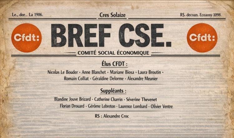 Bref CSE Janvier