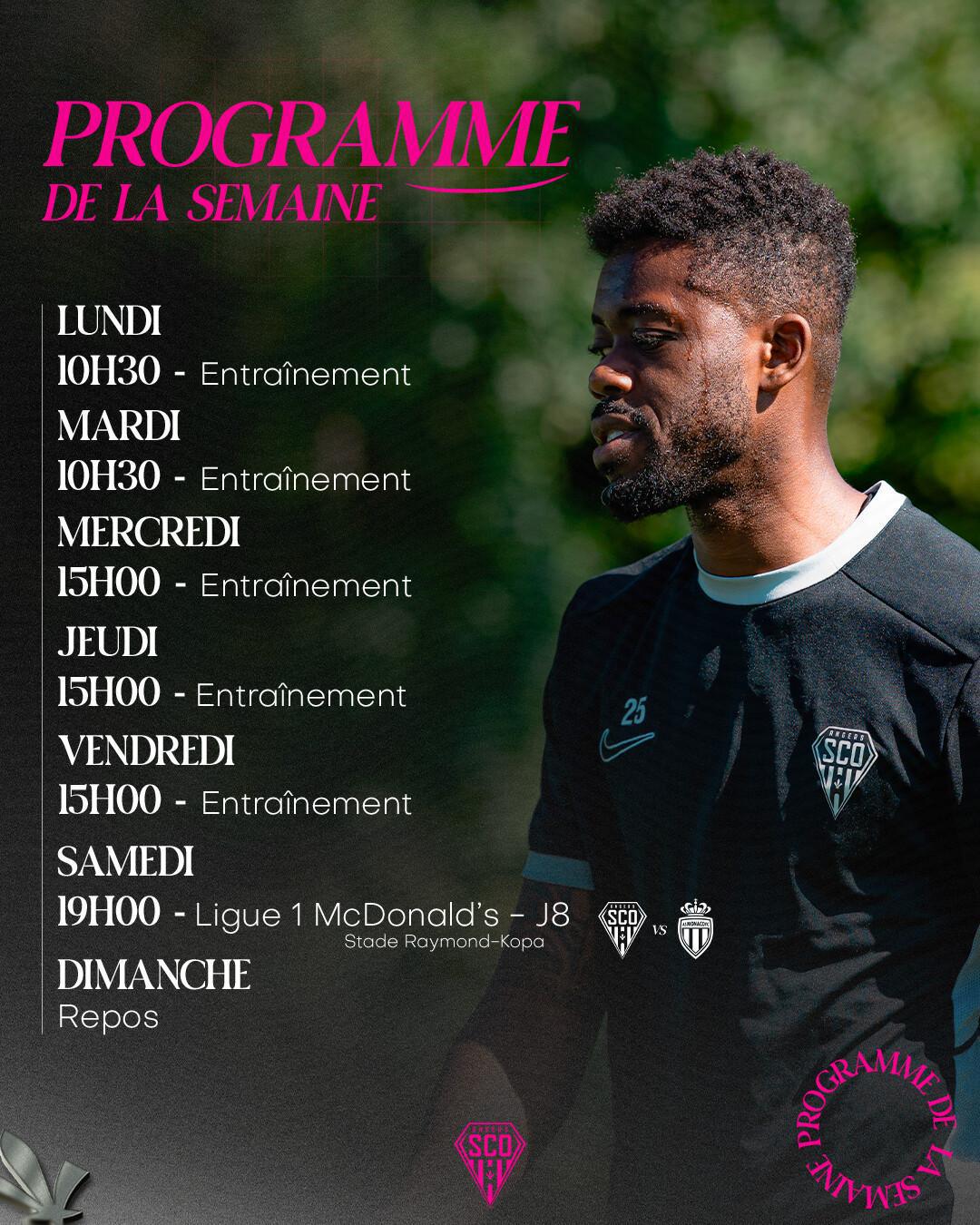 Le programme de la semaine du 13 octobre !