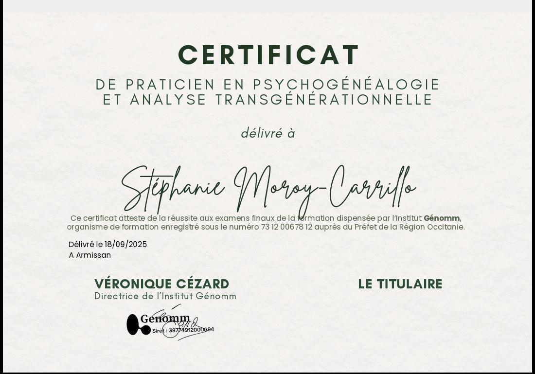 Certifications & Affiliation Certifications & Affiliation