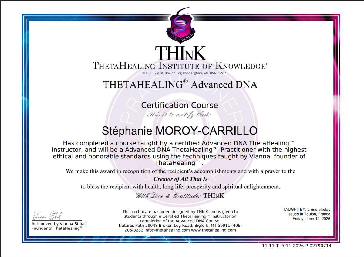 Mes certifications