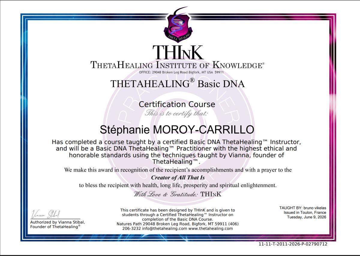 Mes certifications