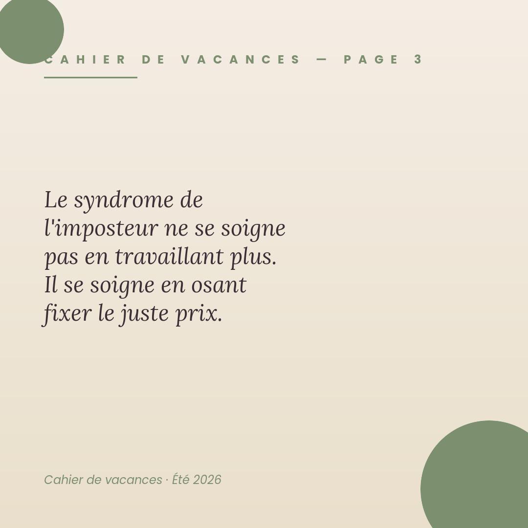 Syndrome de l'imposteur : oser fixer ses tarifs Syndrome de l'imposteur : oser fixer ses tarifs