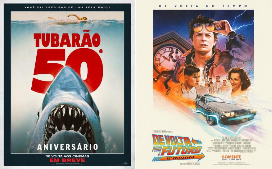 Cinemas reexibem "Tubarão" e "De Volta para o Futuro" em comemoração aos aniversários de lançamento Cinemas reexibem "Tubarão" e "De Volta para o Futuro" em comemoração aos aniversários de lançamento