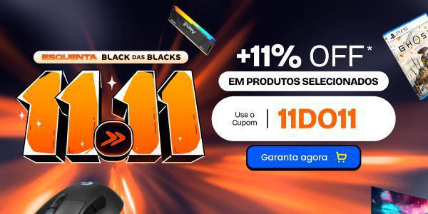Esquenta Black Friday KaBuM! terá chuva de cupons e promoções arrasadoras de "Agora ou Nunca" no 11.11 Esquenta Black Friday KaBuM! terá chuva de cupons e promoções arrasadoras de "Agora ou Nunca" no 11.11