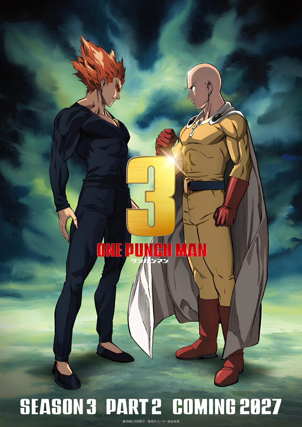One Punch-Man confirma segunda parte da 3ª temporada para 2027 One Punch-Man confirma segunda parte da 3ª temporada para 2027