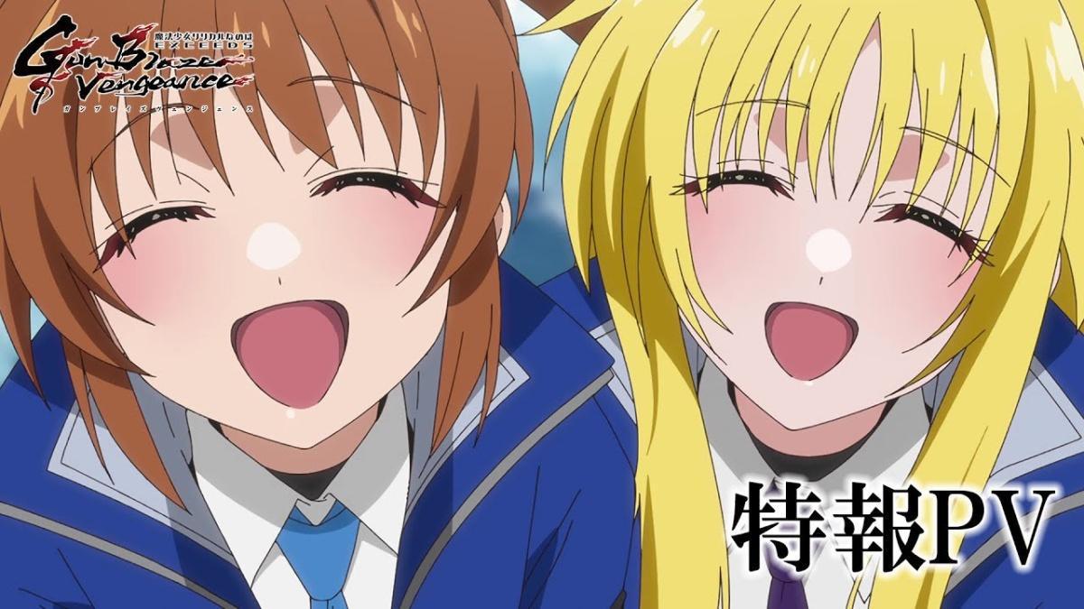 Magical Girl Lyrical Nanoha EXCEEDS: Gun Blaze Vengeance estreia em julho de 2026 com trailer e novo elenco