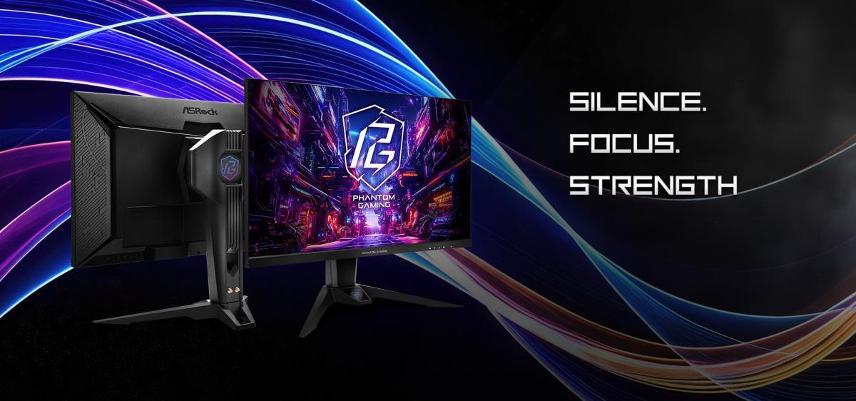 ASRock Inova com Monitor Gamer de 400Hz que Inclui Antena Wi-Fi no Suporte
