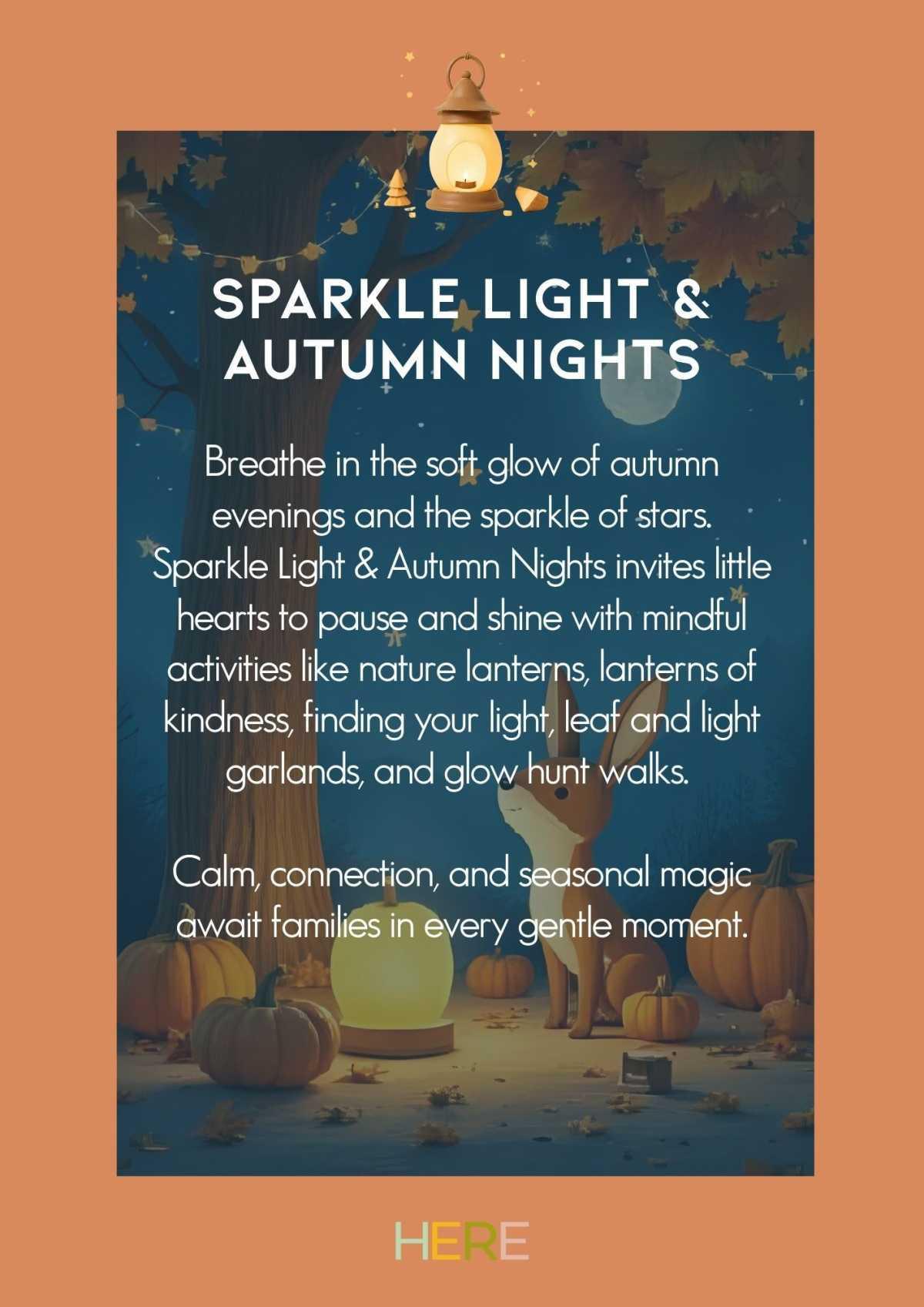 Sparkle Light and Autumn Nights