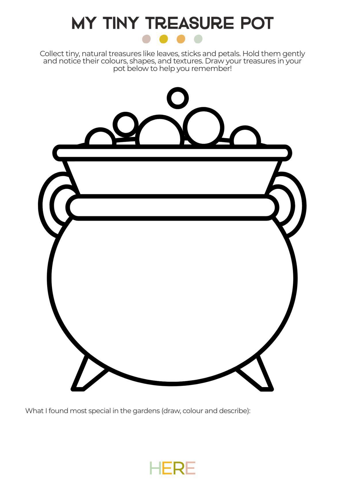 Tiny Treasure Pots: Fulham Palace Gardens