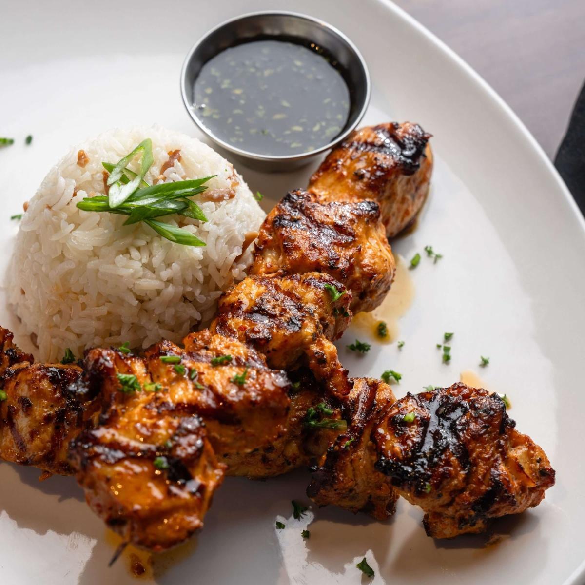 Chargrilled Chicken Skewers $28