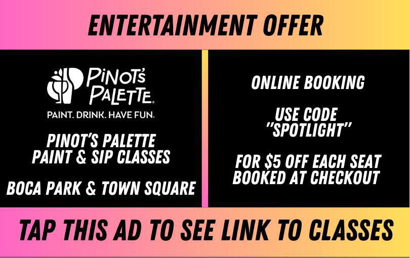 Pinot's Palette (Use "SPOTLIGHT" For $5 Off Your Paint Class) Pinot's Palette (Use "SPOTLIGHT" For $5 Off Your Paint Class)