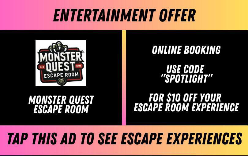 Monster Quest Escape Rooms ($10 Off With Code "SPOTLIGHT") Monster Quest Escape Rooms ($10 Off With Code "SPOTLIGHT")