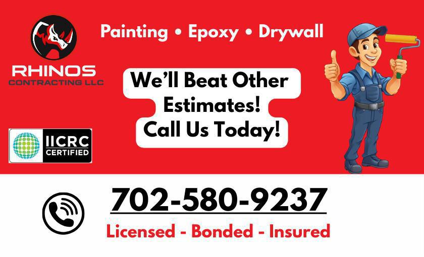 Rhino's Contracting - (Will Beat Estimates! - Painting + Epoxy + Drywall)