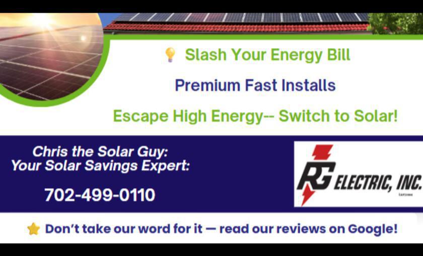 RG Electric, Inc. – Chris The Solar Guy RG Electric, Inc. – Chris The Solar Guy