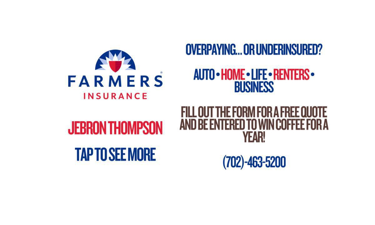 Jebron Thompson - Farmers Insurance (Free Insurance Quote) Jebron Thompson - Farmers Insurance (Free Insurance Quote)