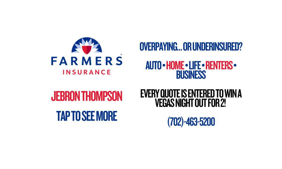 Jebron Thompson - Farmers Insurance (Free Insurance Quote) Jebron Thompson - Farmers Insurance (Free Insurance Quote)