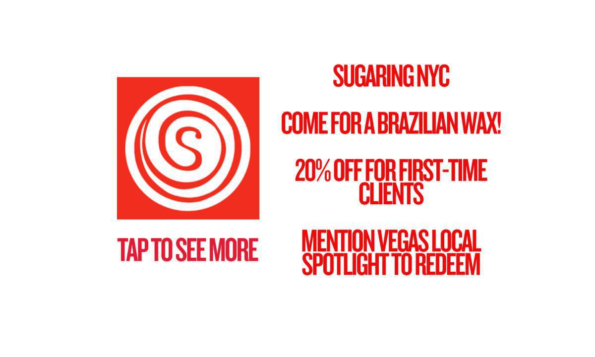 Sugaring NYC - 20% off a Brazilian Wax Sugaring NYC - 20% off a Brazilian Wax
