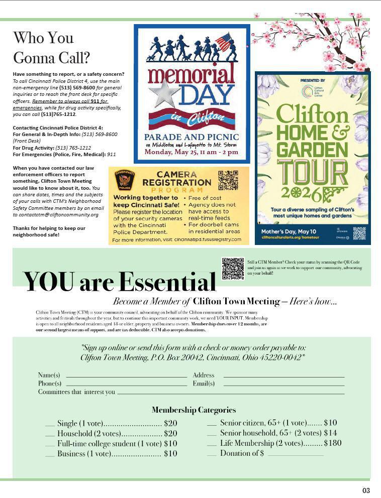The Clifton Chronical - Spring 2026 - VOL. 35. NO. 1