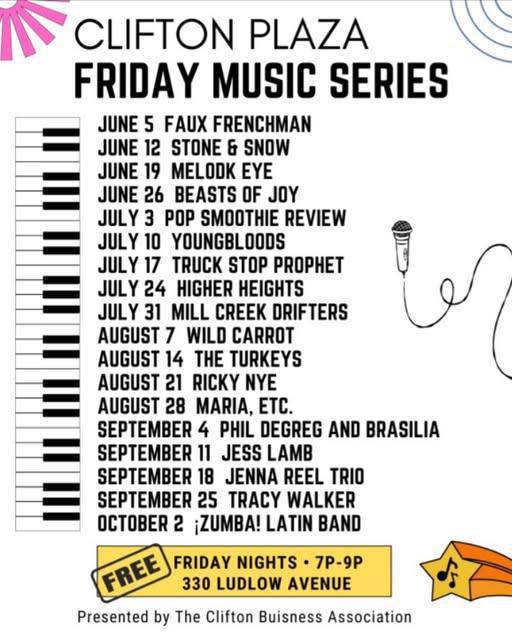 Friday Music Series - Clifton Plaza