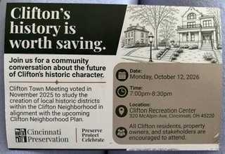 Clifton’s Future in Focus: Draft Neighborhood Plan Released & Historic District Community Conversation Set Clifton’s Future in Focus: Draft Neighborhood Plan Released & Historic District Community Conversation Set