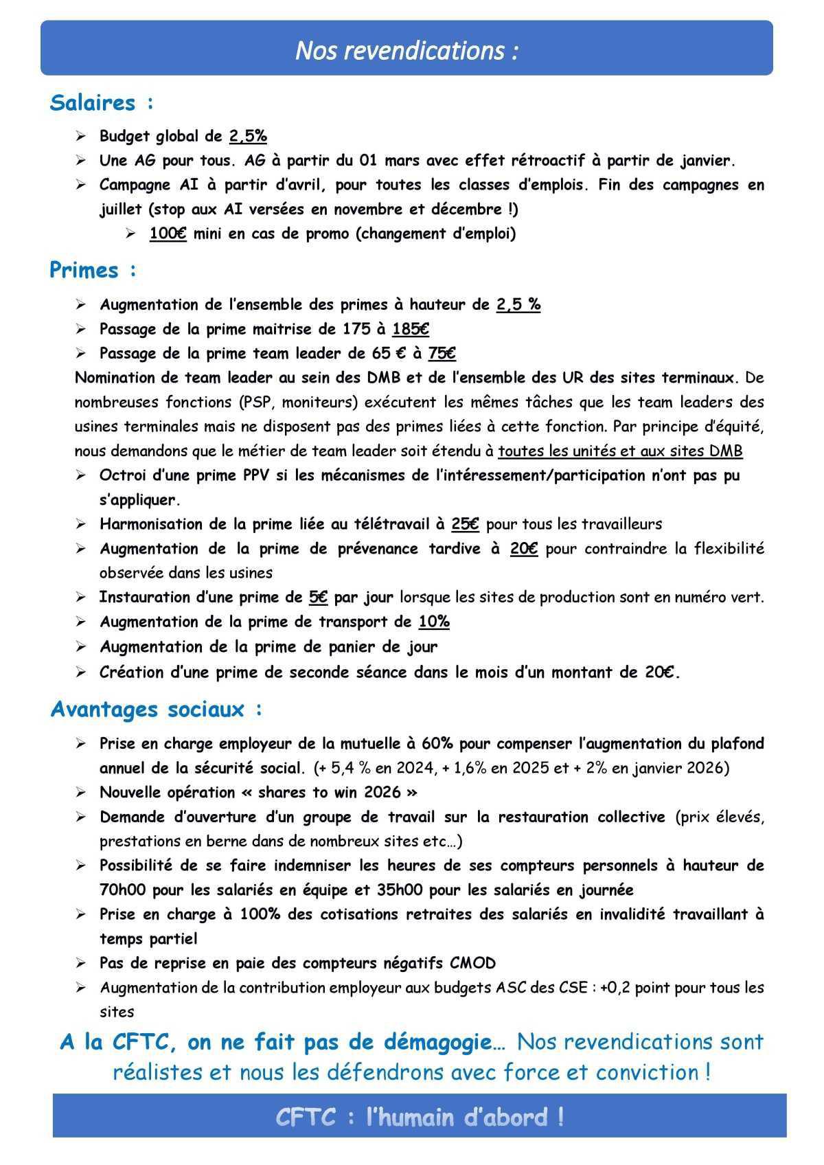 Négo salariales 2026 : 1ère réunion le 28/01/2026