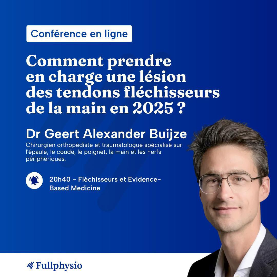 Tendons fléchisseurs et evidence-based sedicine - Geert Alexander Buijze