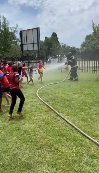 Msukaligwa Fire Department visits Ermelo Christian School