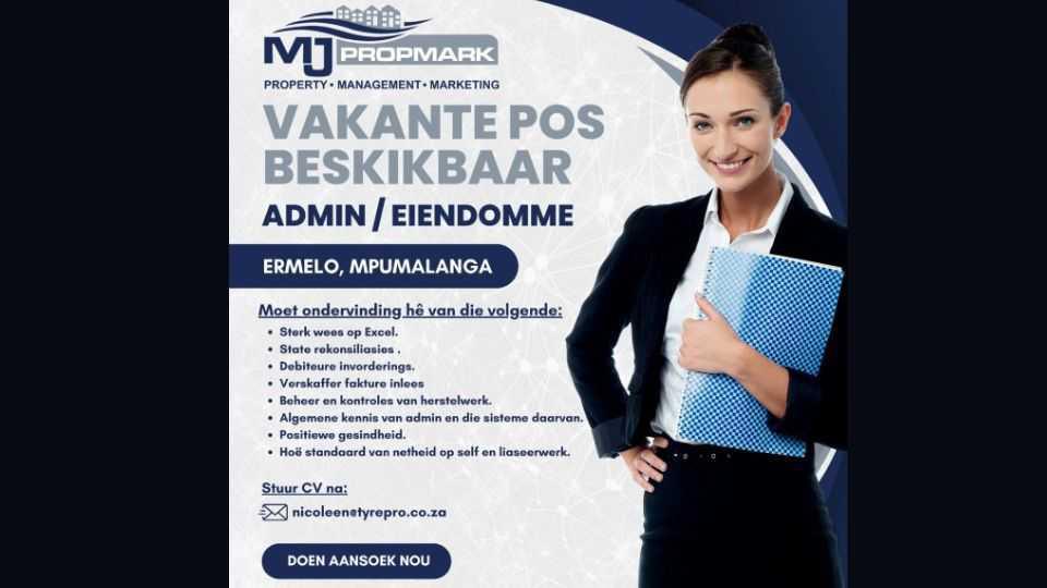 VAKANTE POS BESKIKBAAR ERMELO