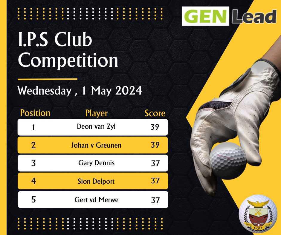 Ermelo Country Club hosts thrilling golf competitions