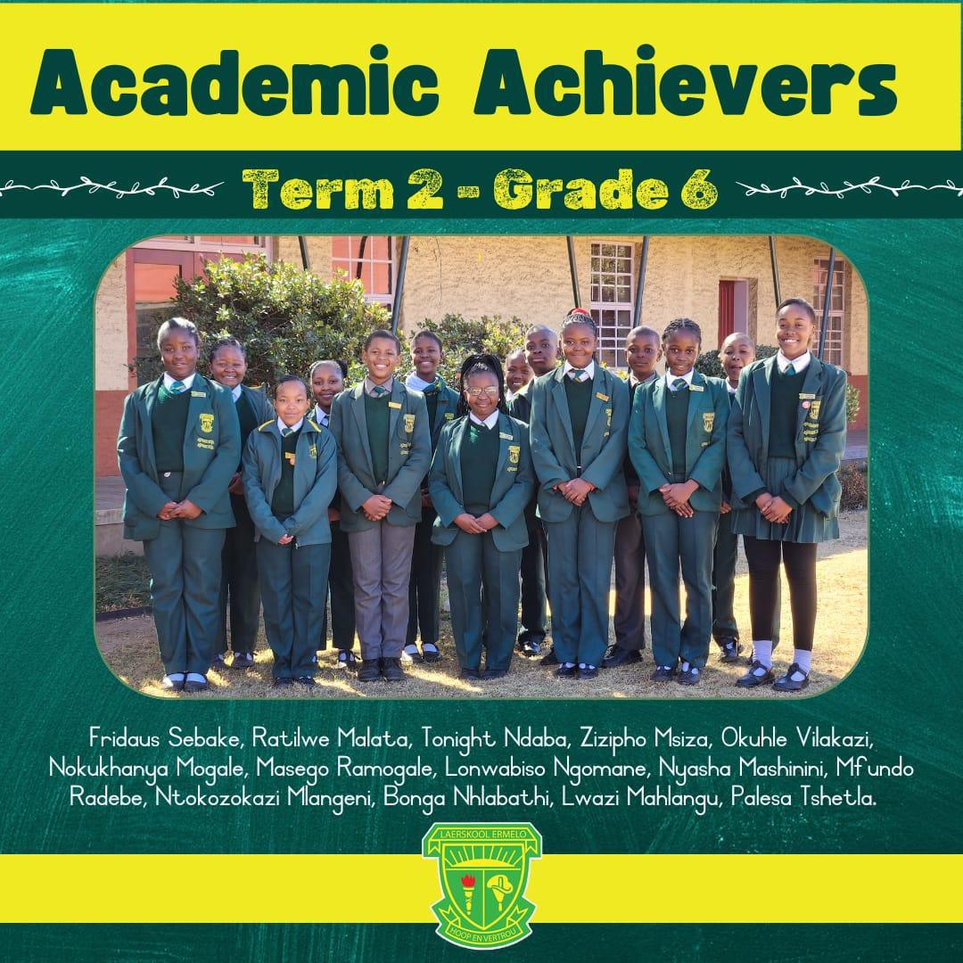 Laerskool Ermelo celebrates top academic achievers for Term 2 Laerskool Ermelo celebrates top academic achievers for Term 2