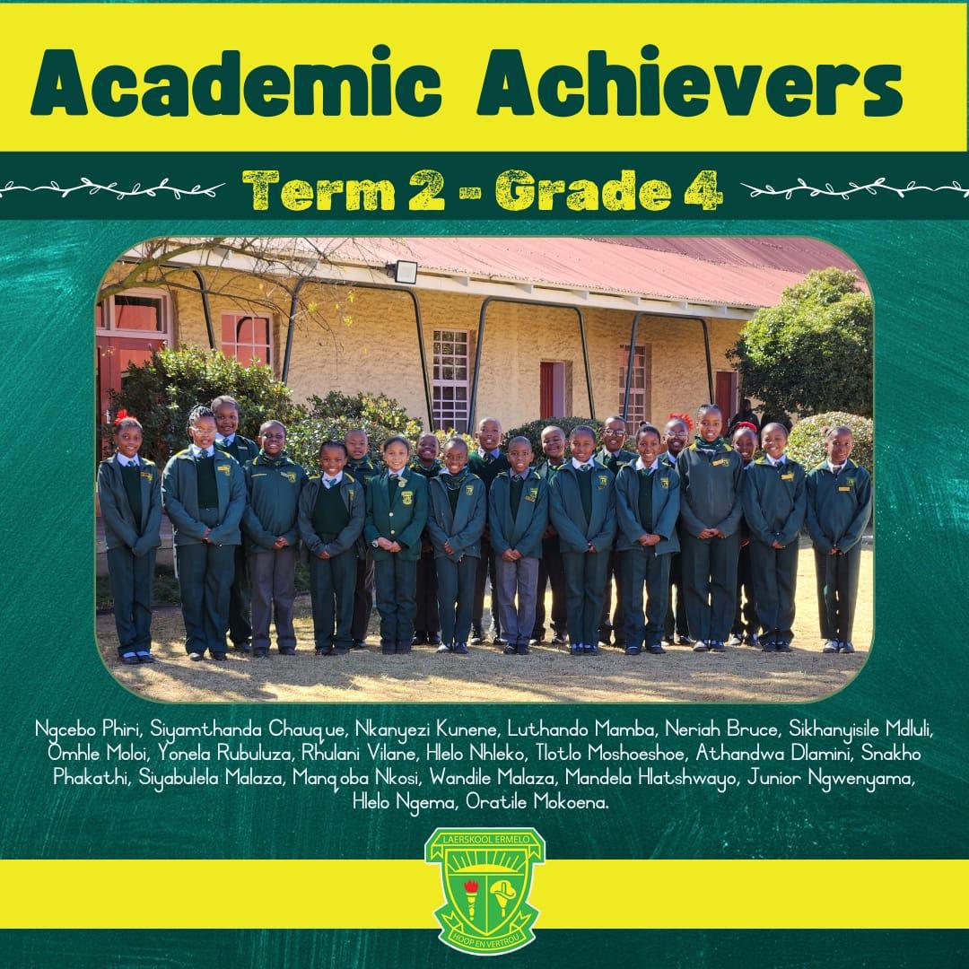 Laerskool Ermelo celebrates top academic achievers for Term 2 Laerskool Ermelo celebrates top academic achievers for Term 2