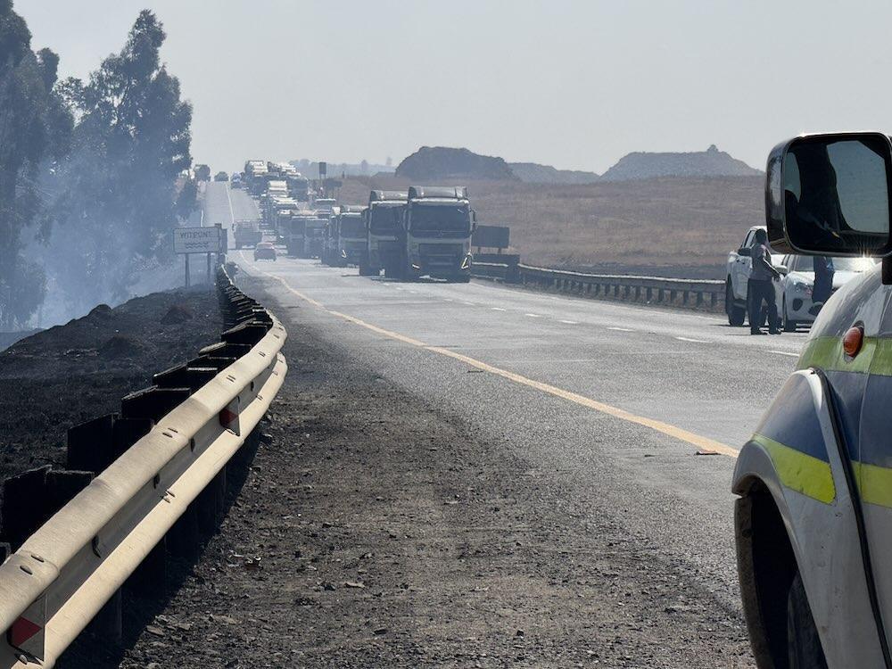 Tragic accident on N2 claims one life following severe veld fire Tragic accident on N2 claims one life following severe veld fire