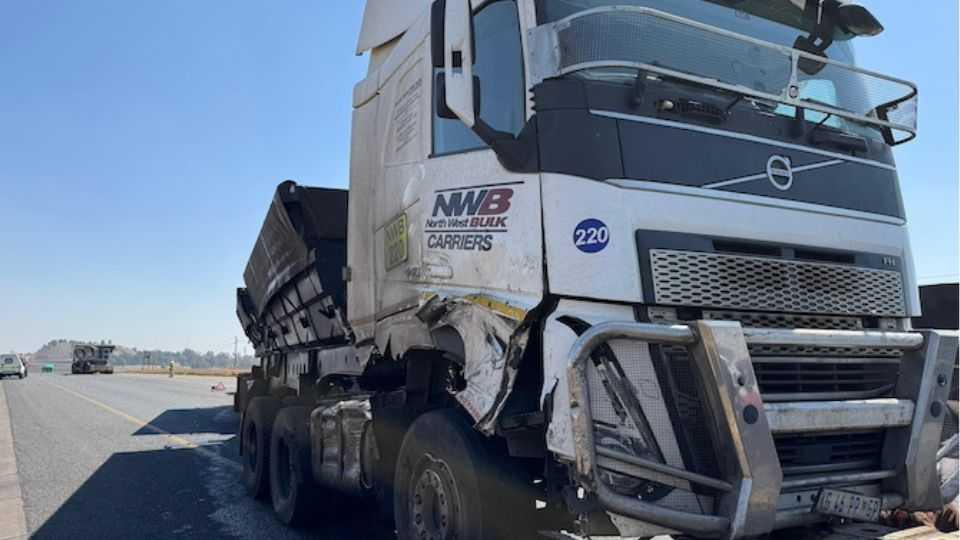 Car and truck collide on N2 near Camden Power Station Car and truck collide on N2 near Camden Power Station
