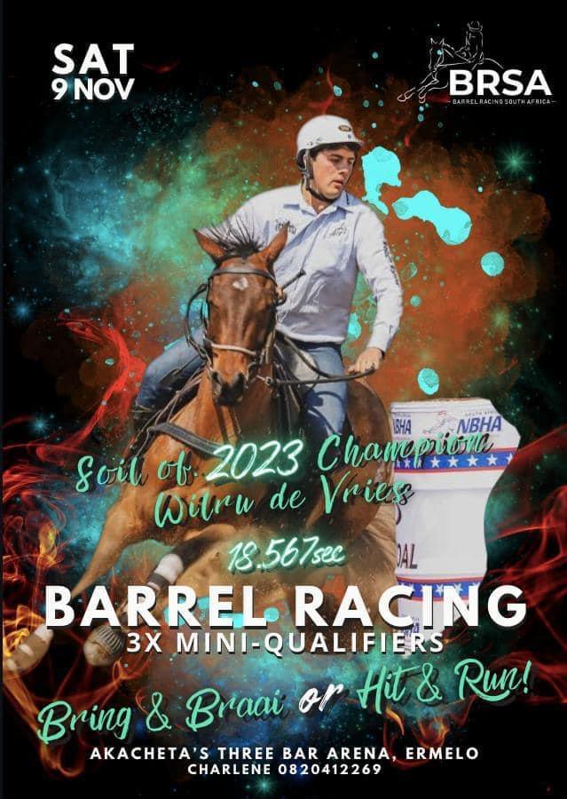 Barrel Racing Thrills in Ermelo – Hit, Run & Braai!