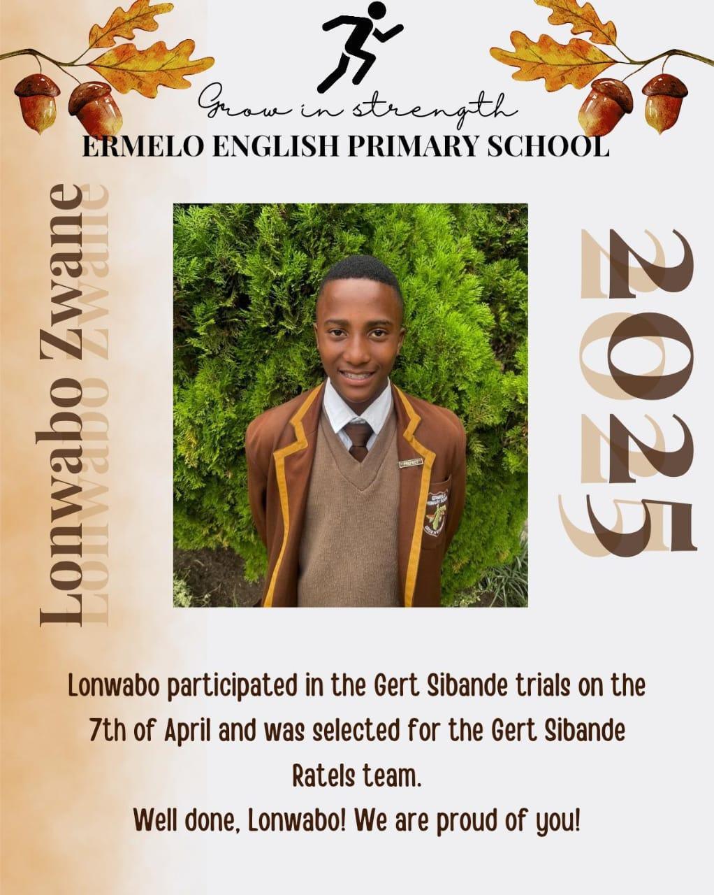 Young Athlete Makes Ermelo Proud Young Athlete Makes Ermelo Proud