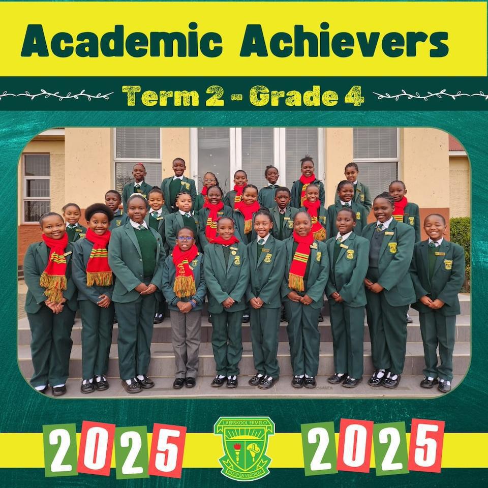 Ermelo Laerskool Announces Term 2 Academic Achievers Ermelo Laerskool Announces Term 2 Academic Achievers