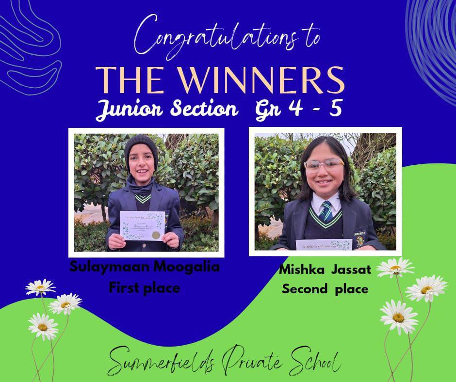Summerfields Private School Shines at Inter-School Oratory Competition Summerfields Private School Shines at Inter-School Oratory Competition