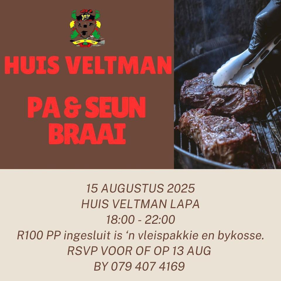 Pa & Seun Braai by Huis Veltman